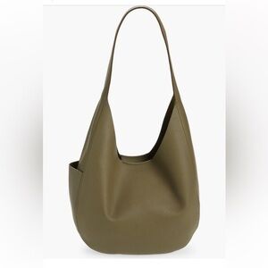 Madewell Oversized Shopper Bag Tote Olive Army Green